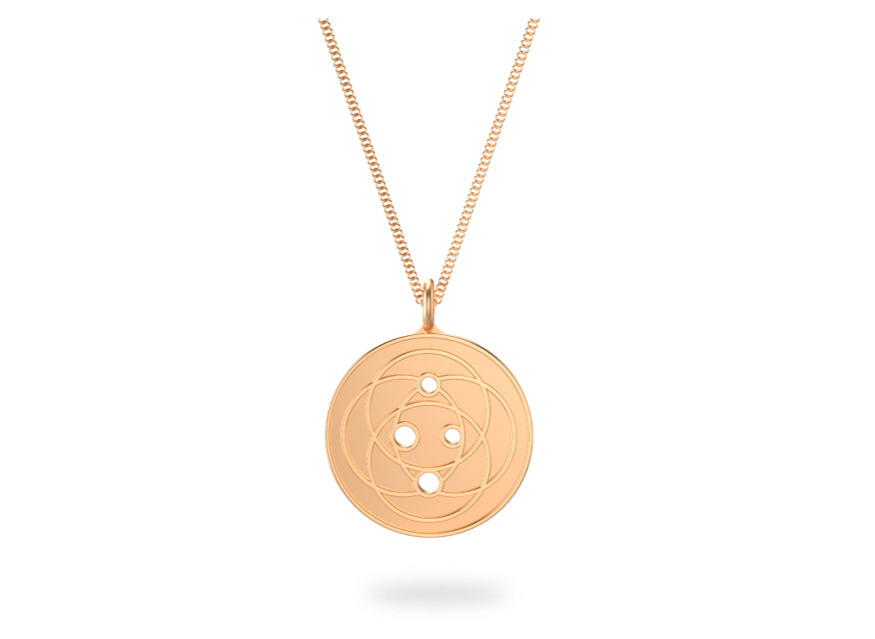 Harmoni Pendant Single - Rose Gold - 1 x Large (25mm)