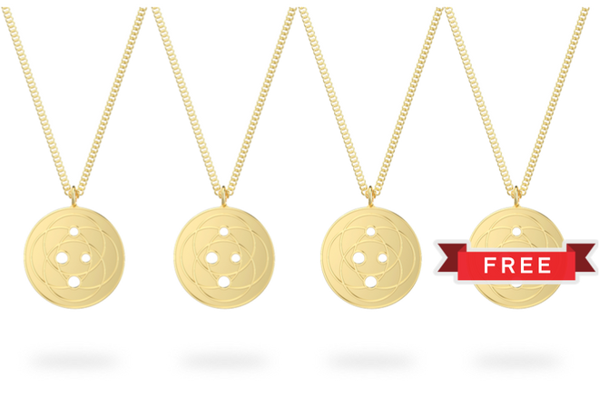 4 Gold Harmoni Pendants