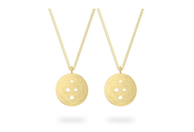 2 Gold Harmoni Pendants