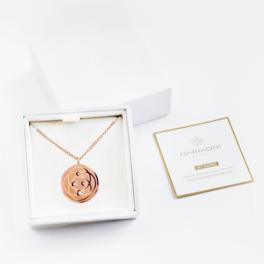 Harmoni Pendant Single - 18K Rose Gold Plated - Large (25mm)